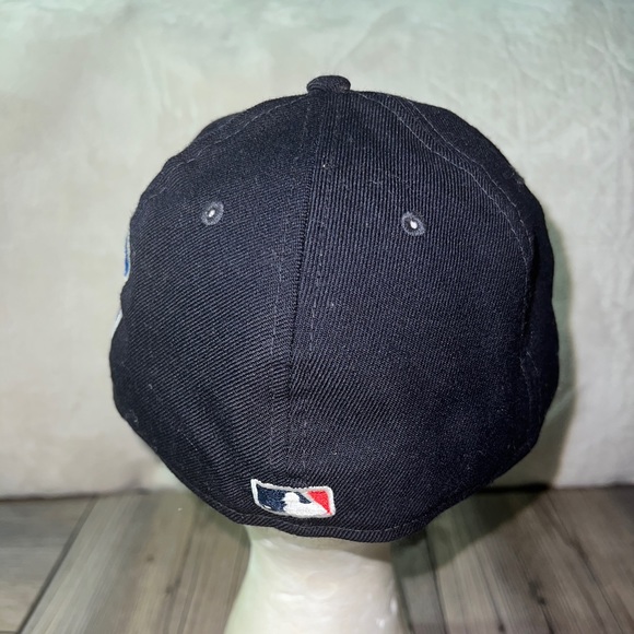 Vintage New York Yankees New Era 2000 Subway Series Fitted Hat Cap Adult 7 1/4 - Picture 3 of 9